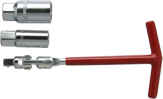 Neilsen CT3063 Spark Plug Socket Wrench Set - Red