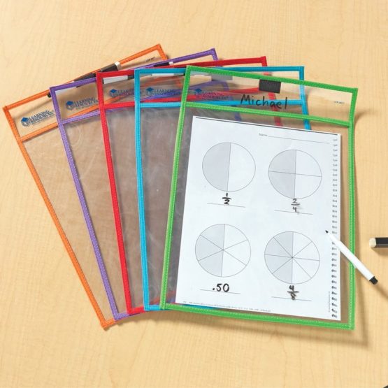 Learning Resources Wipe Clean Pockets - Image 2