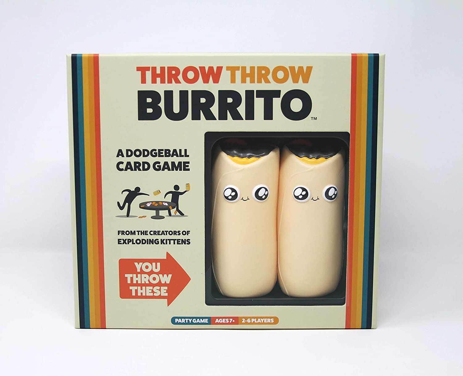 Exploding Kittens, Presents Throw Throw Burrito, A Dodgeball Card Game, Family Card Games for Adults Teens & Kids - Image 2