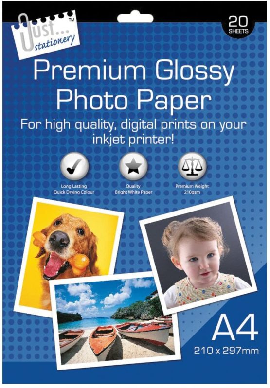 A4 Glossy Photo Paper - White