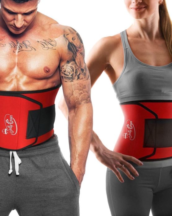 JollyGear Waist Trimmer Belt for Women or Men is Extra Wide and Long for Faster Results