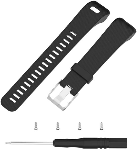 Chofit Bands for Vivosmart HR + Replacement Straps, Soft Silicone Band with Installation Tools Compatible with Garmin Vivosmart HR plus(Not for Vivosmart HR)