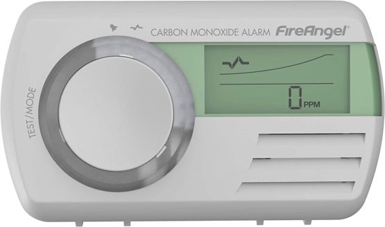Fireangel CO-9D Digital Sealed for Life Carbon Monoxide Alarm, White