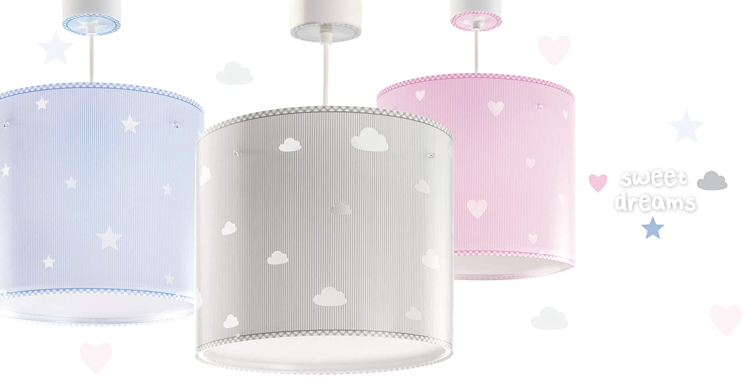 Dalber Sweet Dreams Clouds Grey E27 62012E Children's Pendant Lamp - Image 4