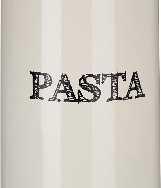 Premier Housewares 507629 Sketch Pasta Canister - Cream Beige H29 x W10 x D10cm - Image 4