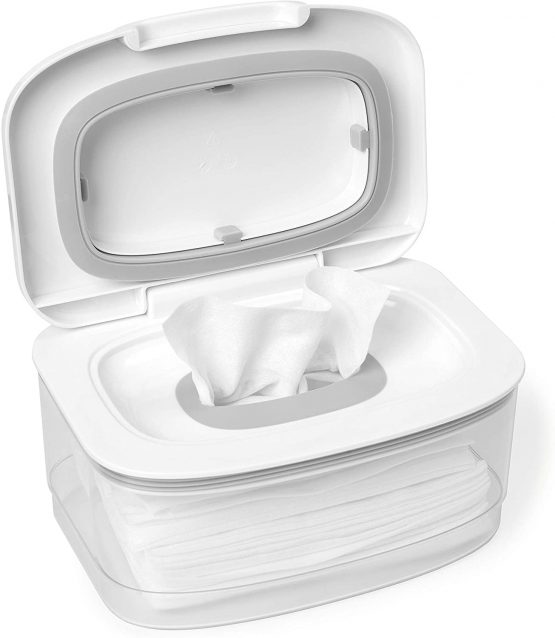 Skip Hop Grab & Go Snug Seal Wipes Case - Grey