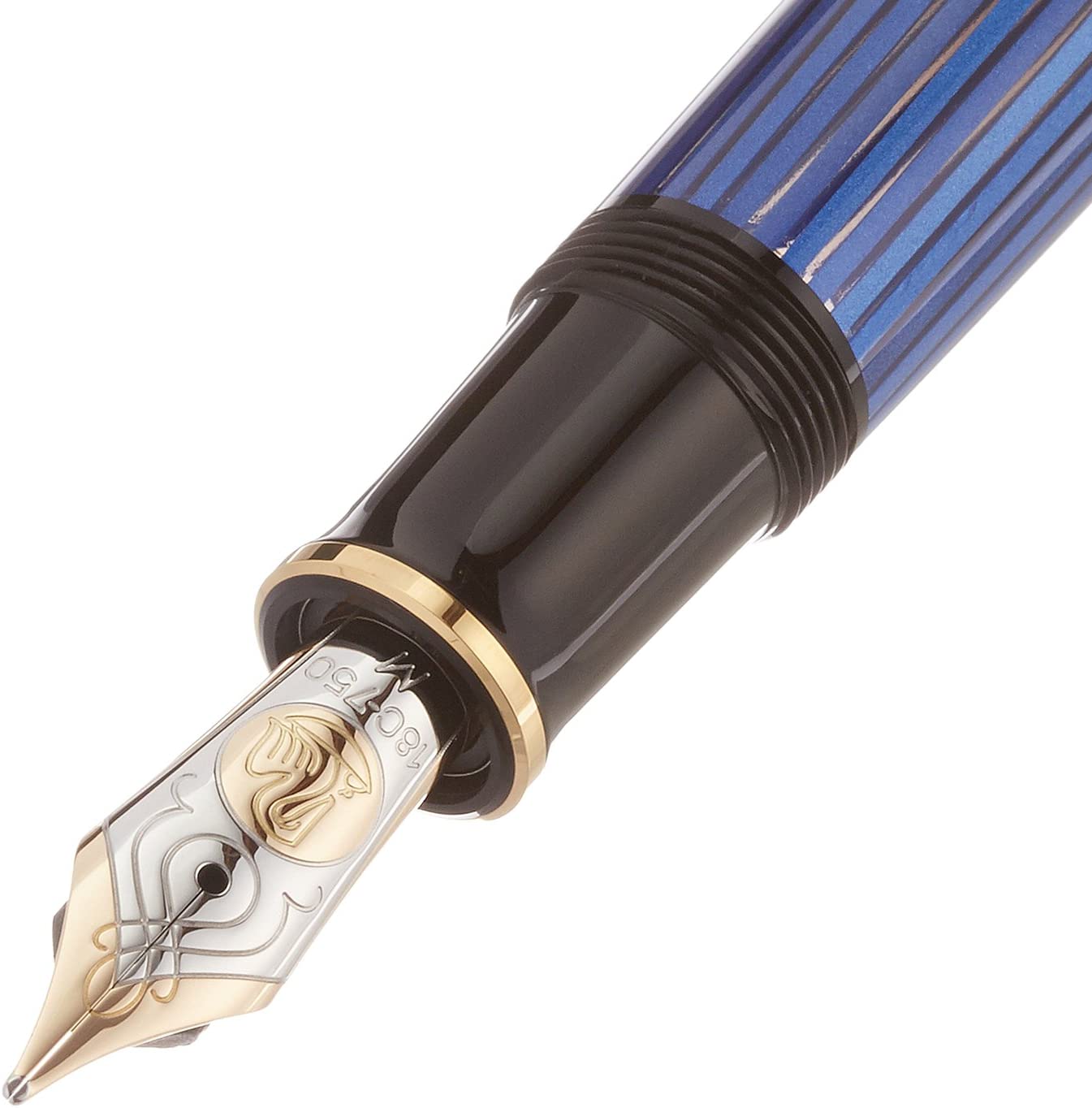 Pelikan Luxury Souveran M800 Fountain Pen - Black/Blue - Image 2