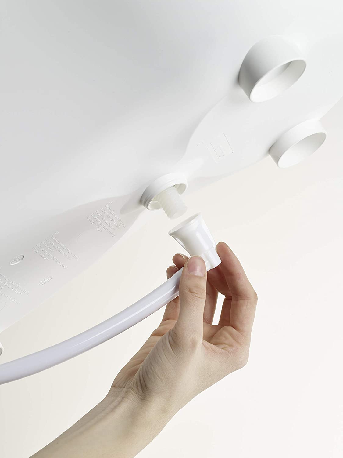 Rotho Babydesign Drain Hose for Bathtubs For Emptying the Bath Water after Baby Bathing, 87.5 x 3.5 cm, White, 20069005101 - Image 4