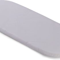 Clair de Lune Palm Moses Basket/Noah Pod Mattress, White, 74 x 28 cm