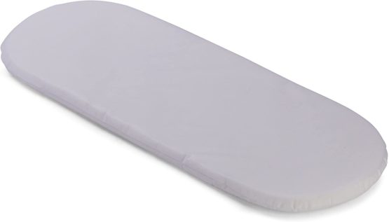 Clair de Lune Palm Moses Basket/Noah Pod Mattress, White, 74 x 28 cm
