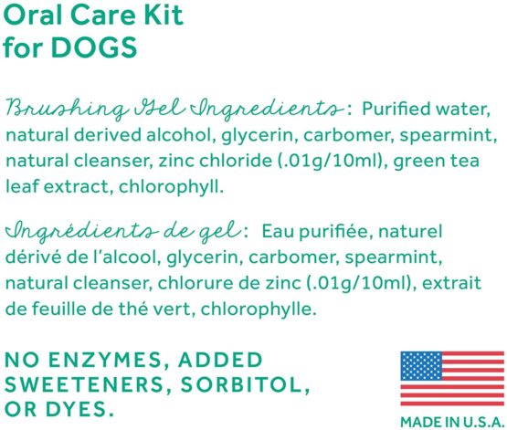 Fresh Breath by TropiClean Oral Care Kit for Dogs - Removes Plaque & Tartar - Includes TripleFlex Toothbrush, Finger Brush & Brushing Gel - 59 ml - Image 3