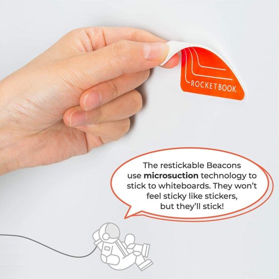 Rocketbook Beacons Digitise Your Whiteboard - Reusable Stickers to Upload Your Whiteboard Notes to The Cloud - Image 2