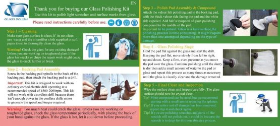 GLASS POLISH 21003 | DIY Windscreen Polishing Kit, Automotive Glass Polishing Solution | 50 mm - Image 2