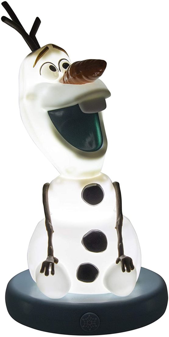 Paladone Frozen Olaf Light | Perfect Night Light for Kids | Desks, Shelves, Table Top Soothing Moodlight | Childrens Classic Disney Lamp [Energy Class A] White - Image 2