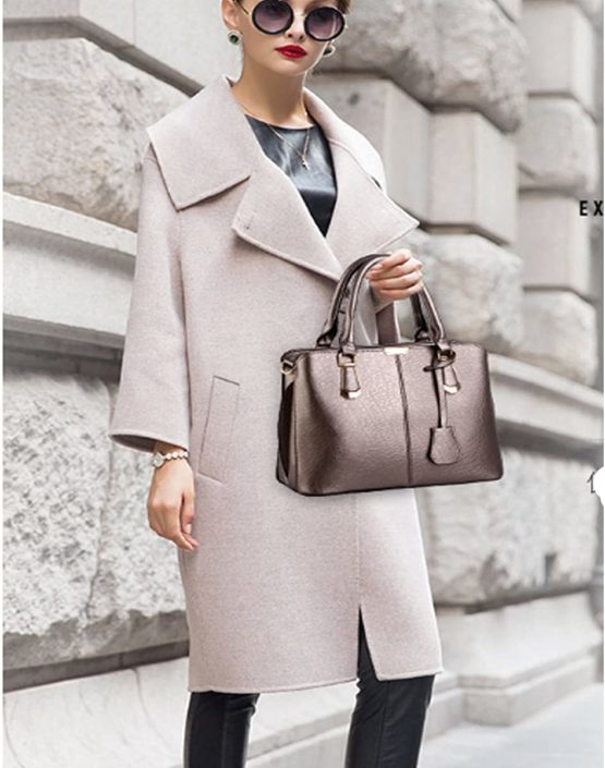 FiveloveTwo Womens Satchel Handbag Tote Purse Top Handle Shoulder Bags and Purse - Image 3