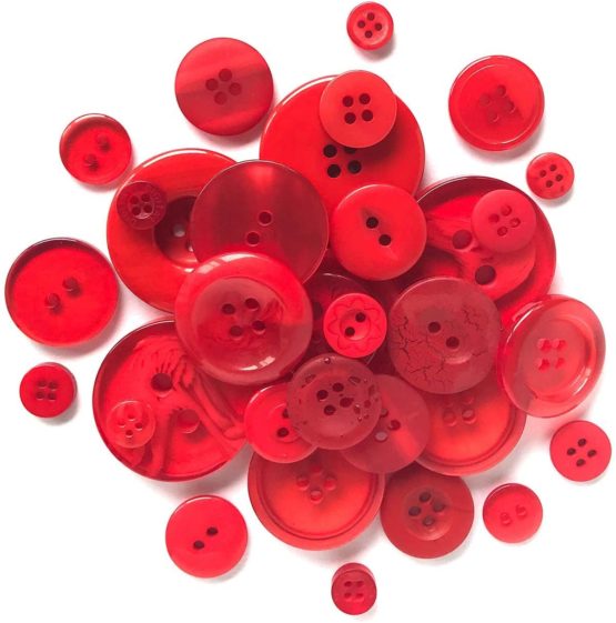 Buttons Galore Fire Engine Red, Multi-Colour, 0.6 - Image 3