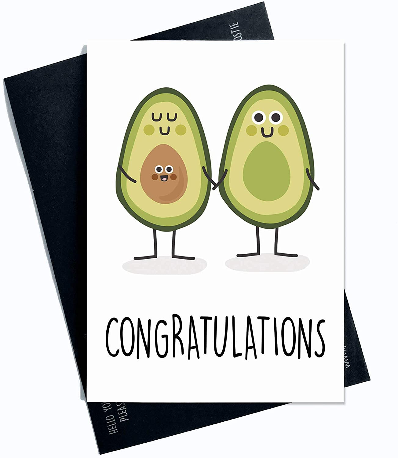 Congratulations Card Pregnancy Card Baby On The Way Funny Card Joke Card Baby Shower Novelty Cards Pregnant Friend Co Worker Avacado PC163