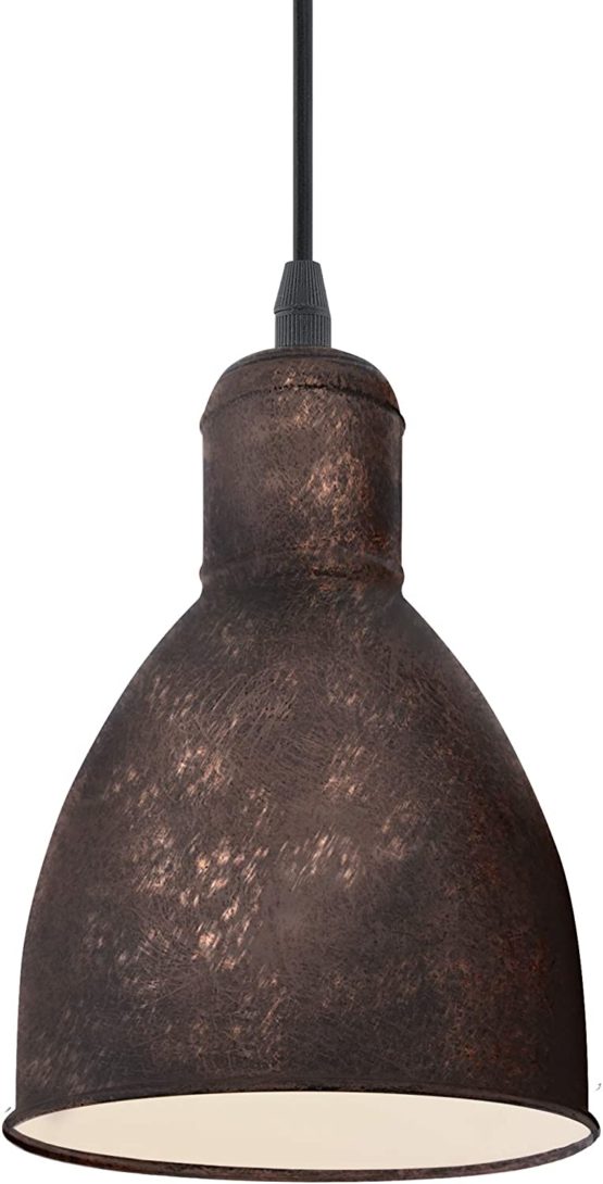 EGLO 49492 PRIDDY 1 Pendant Light in Copper-Antique