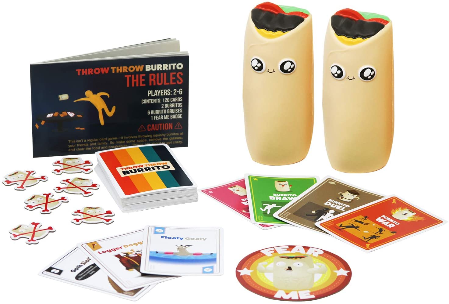 Exploding Kittens, Presents Throw Throw Burrito, A Dodgeball Card Game, Family Card Games for Adults Teens & Kids - Image 4