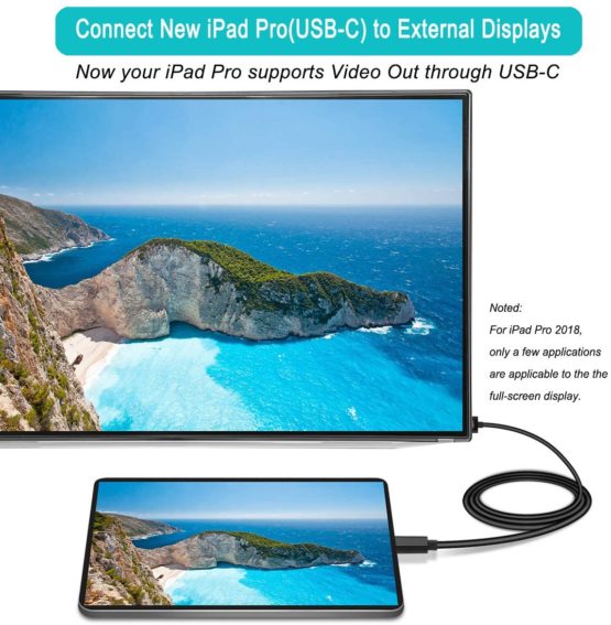 USB Type C(Thunderbolt 3) to HDMI 4K UHD 3M Cable, BENFEI USB 3.1 (USB-C) to HDMI Adapter Male to Male Gold-Plated Cord - Image 4