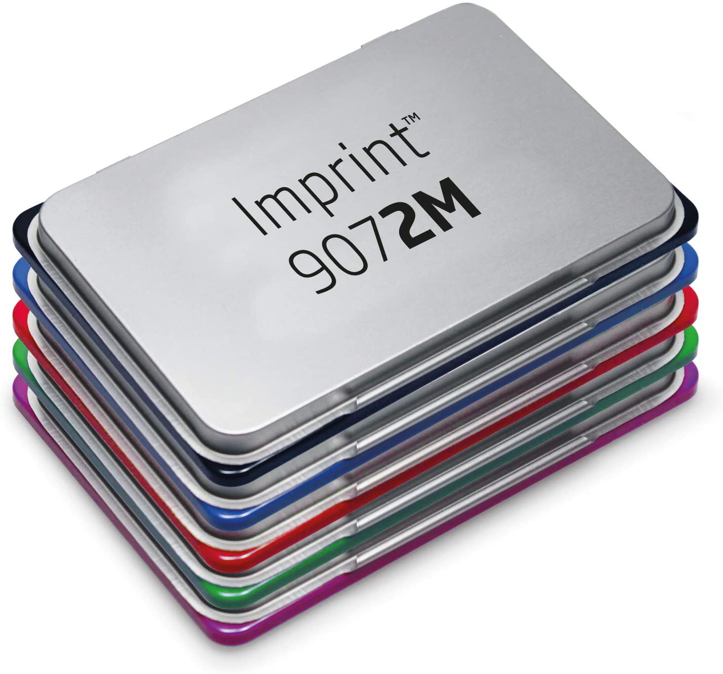 Trodat Imprint 9072M Metal Stamp Pad 11 x 7 cm Purple, 110 x 70 mm - Image 4