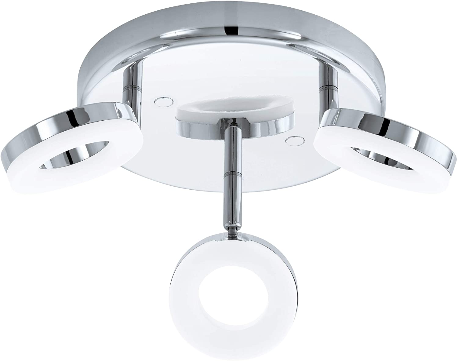 EGLO 94762 GONARO LED Bathroom Three-Spotlight Ceiling Light in Chrome