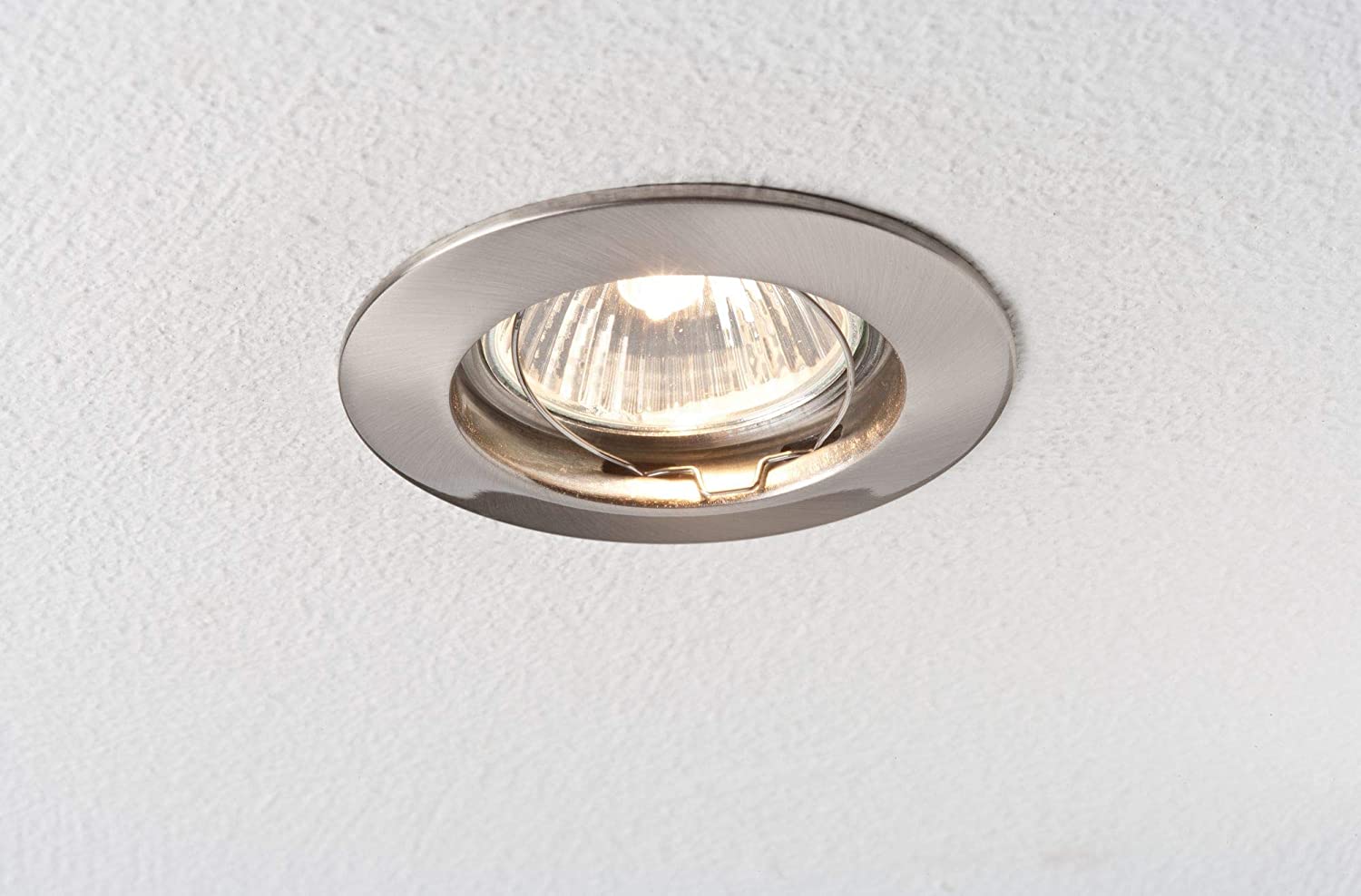 Paulmann 5796 Premium recessed Light max. 50W 230V GU10 79mm Brushed Iron, 7,9 cm x 7,9 cm x 9 cm - Image 3