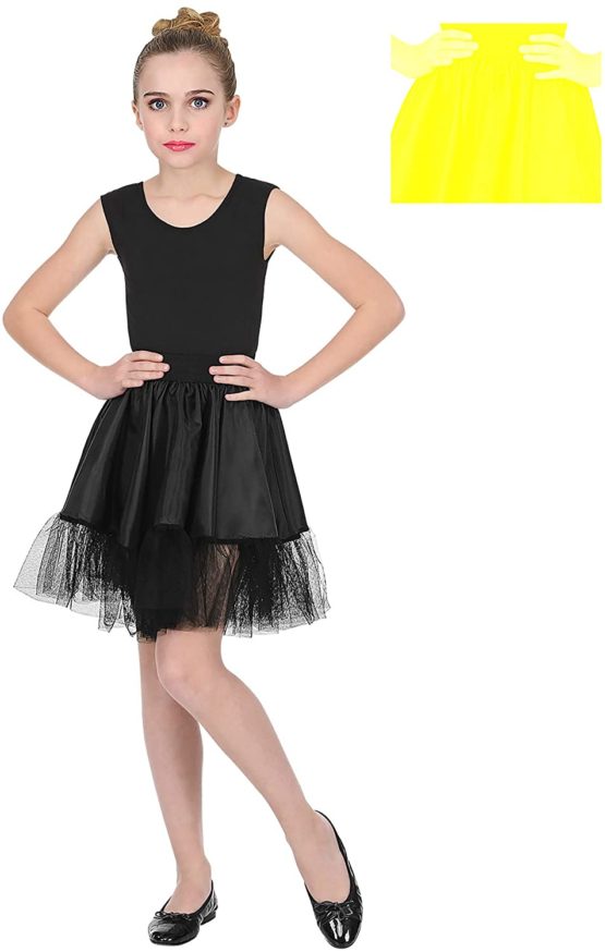 Widmann Srl WDM01086 Girl's Black Skirt Clothing Elements, Multicoloured - Image 3