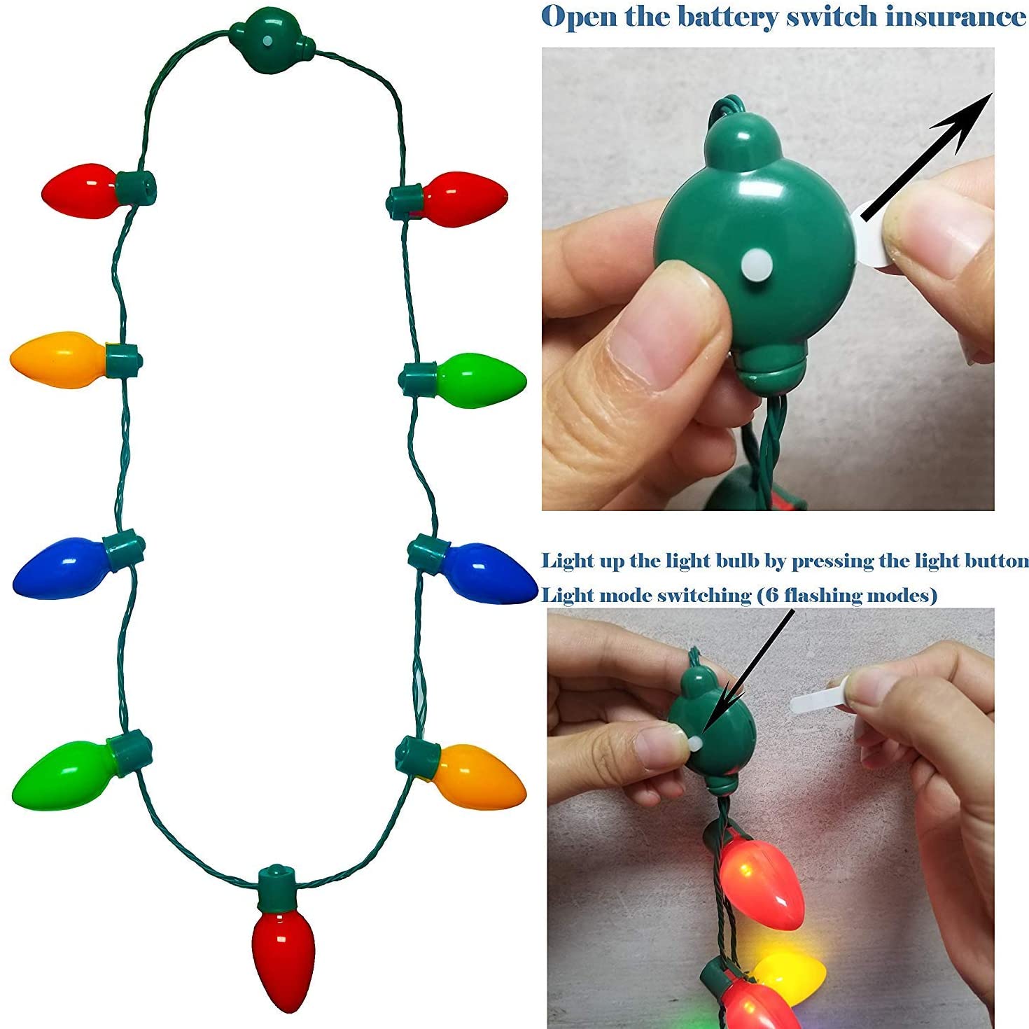 Anzmtosn Light Up LED Necklace - Image 4