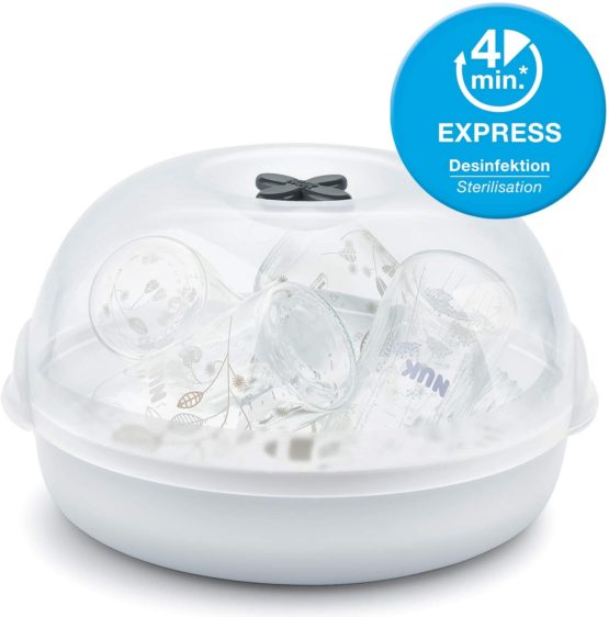 NUK Micro Express Plus Microwave Steam Baby Bottle Steriliser