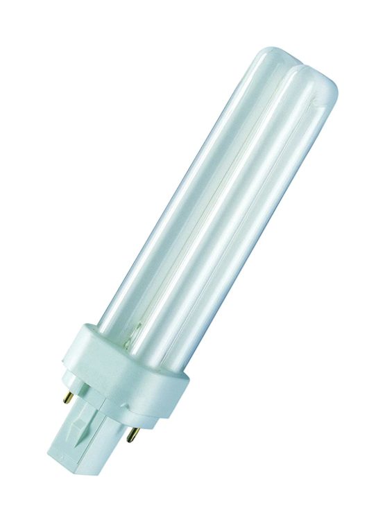 Osram DD18840 Dulux Halogen Bulb, Glass, Cool White, G24d-2, 18 W - Image 2