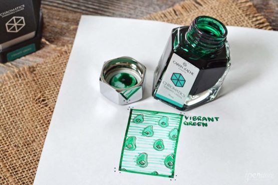 Caran d'Ache CD8021.21 Ink Cartridges - Vibrant Green (Pack of 6) - Image 4