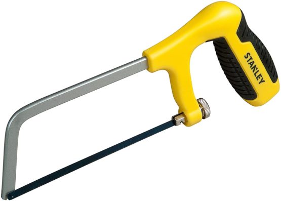 Stanley 1-15-317 Mini Hacksaw with Pistol Grip, Black/Silver, 152 mm