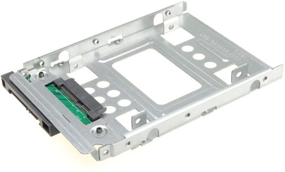 DSLRKIT 2.5" SSD to 3.5" SATA Hard Disk Drive HDD Adapter Caddy Tray CAGE Hot Swap Plug