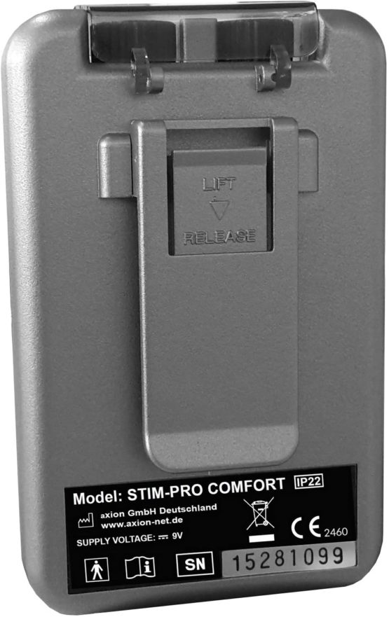 TENS electrostimulation Machine STIM-PRO Comfort - Easy to use & effecitive Pain Treatment - Dual Chanel - axion Brand Quality - Image 2