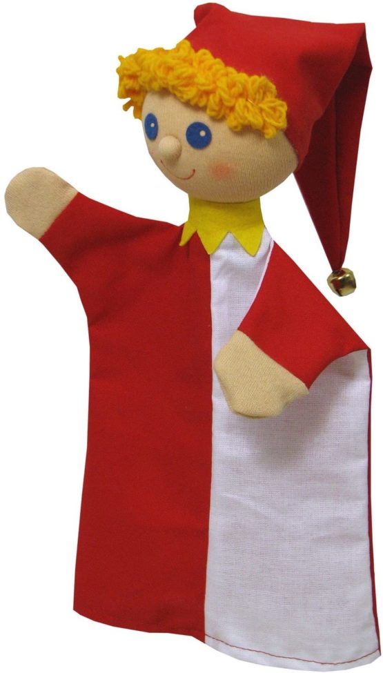 ABA (ABAX5) 71100 ABA Jester Vilda Hand Puppet, 27 cm, Multi-Color