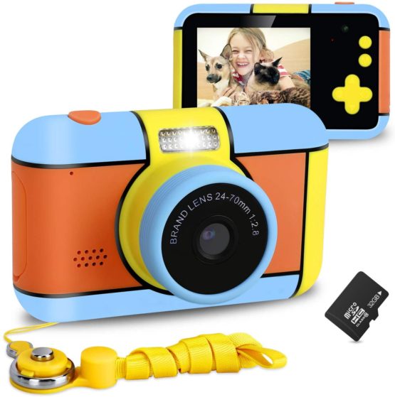 XDDIAS Kids Camera, Children Digital Camera with 2.4 inch LCD and 32G ...