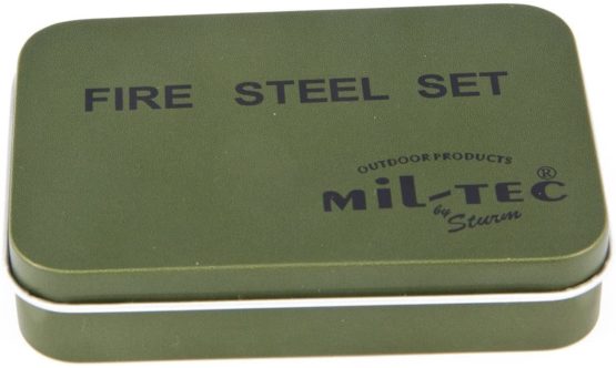 Camping Flint Survival Lighter Striker Fire Kit with Box - Image 2