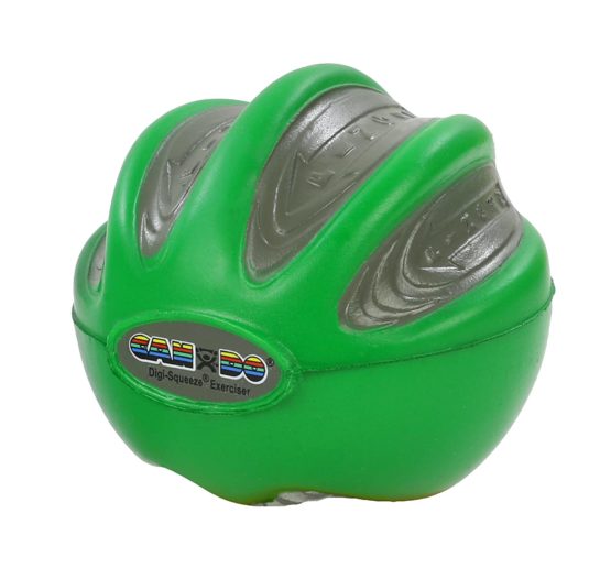 Hand exerciser - finger strengthener Cando Digi-Squeeze, green (medium) - Image 2