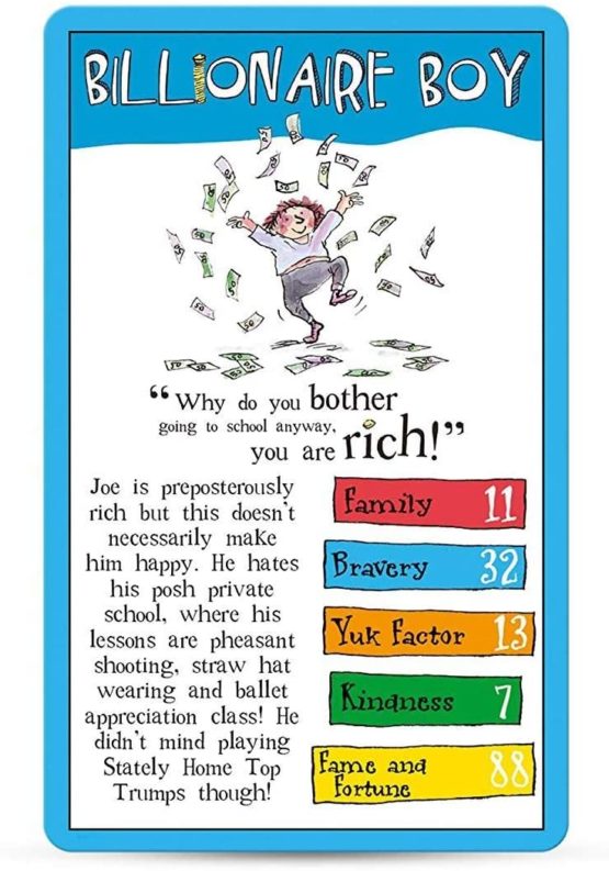 David Walliams Top Trumps Card Game - Image 3