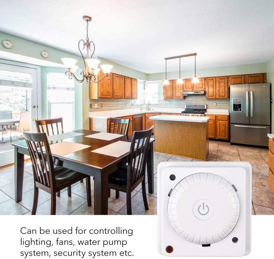 HBN WiFi Smart Wall Timer Switch, Compatible with Alexa and Google Assistant, No Hub Required, APP Remote Control, Control Your Devices from Anywhere 13 amp 3120 watts (1 Pack) - Image 2
