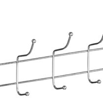 Premier Housewares 10 Hook Over the Door Hanger Chrome