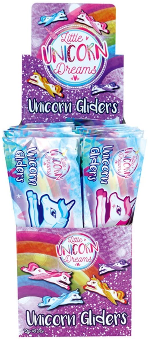 HENBRANDT Unicorn Flying Gliders, Party Bag Fillers Children's Games & Prizes, (24), Multicolor, Pack of 24 - Image 3
