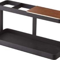 Yamazaki Desk Organizer, Alloy Steel, Black, One Size