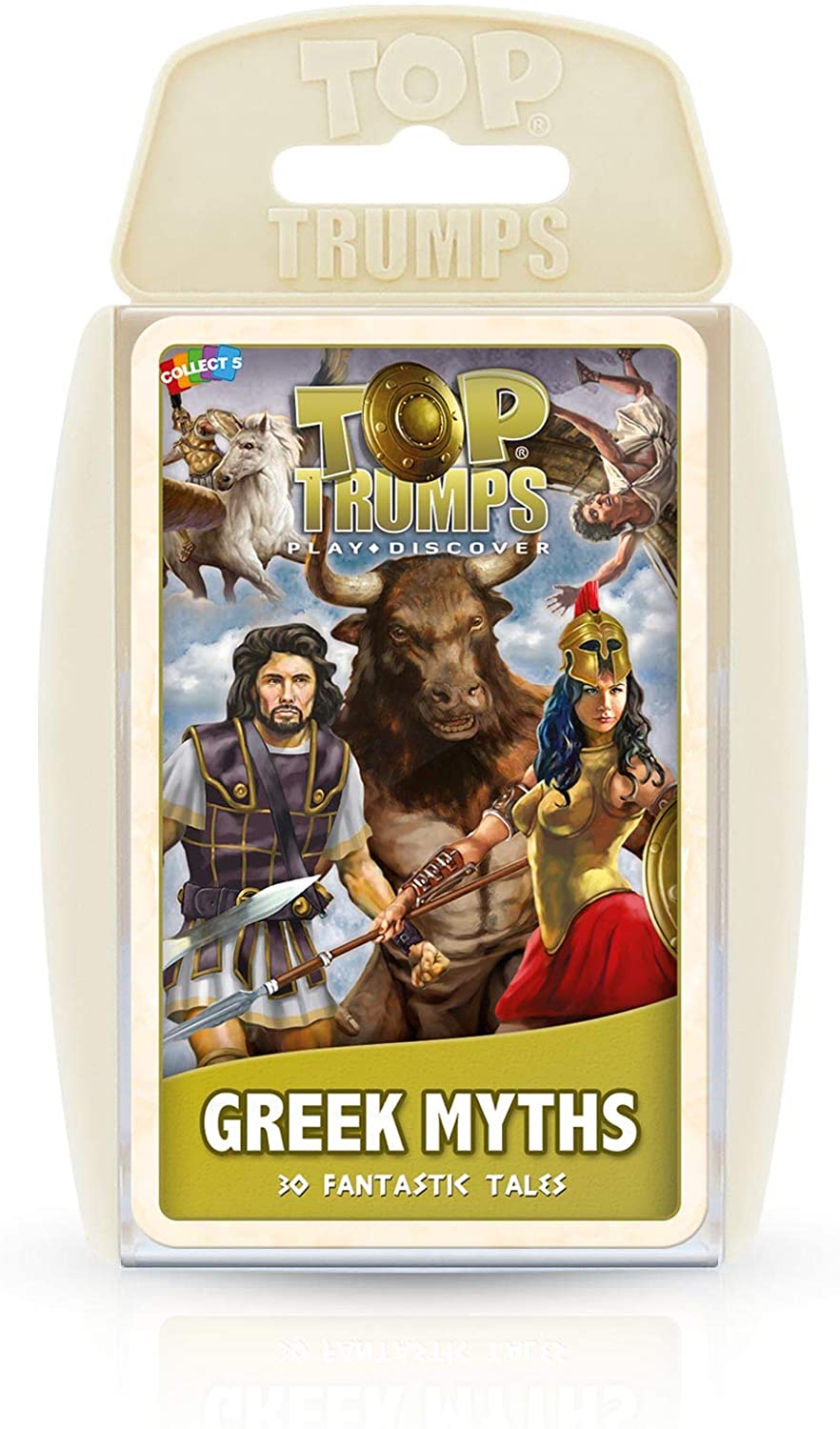 Top Trumps Greek Myths Card Game - 30 Fantastic Tales, Cream