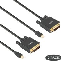 Mini Displayport to DVI Cable, BENFEI Mini DP to DVI 1.83M Cable Male to Male Gold-Plated Cord for MacBook, iMac(LG51) Surface Pro and Laptop