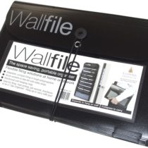 Cathedral EXPWALBK 7 Pocket Wall File - Black
