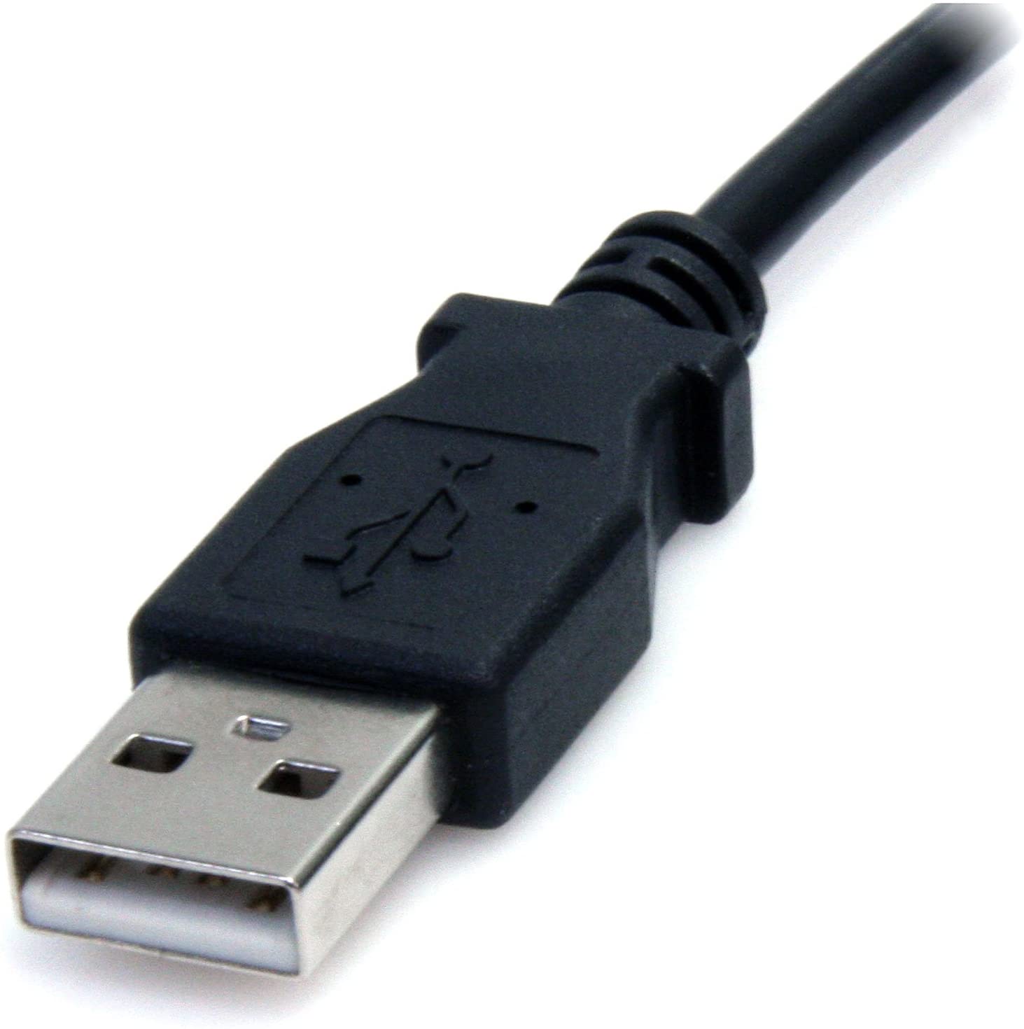 StarTech.com 3ft (91cm) USB to Type M Barrel Cable, USB to 5.5mm 5V DC Power Cable, Molded USB to Barrel Jack 5V DC Plug - Image 2