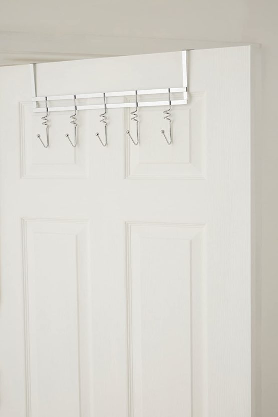 Premier Housewares 509519 Five Hook Over Door Hanger H x W x D: 22 x 45 x 9 cm - Image 2