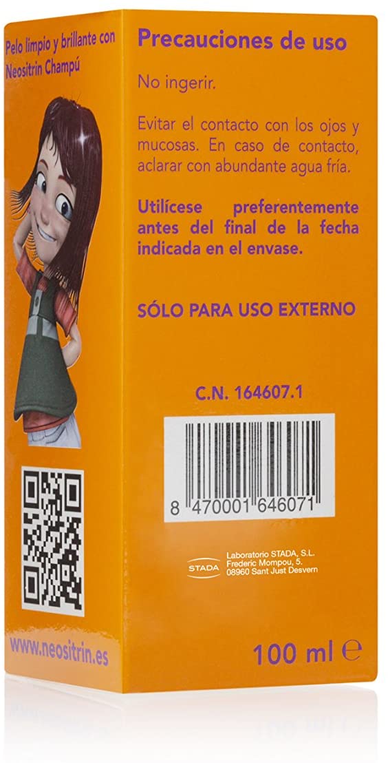 Neositrin Shampoo for Removing Lice Treatment 100 ml - Image 2